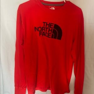 The North Face orange, Long Sleeve Shirt